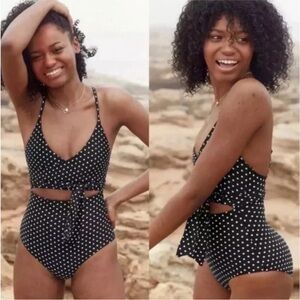 Aerie Real Good Wrap One Piece Swim